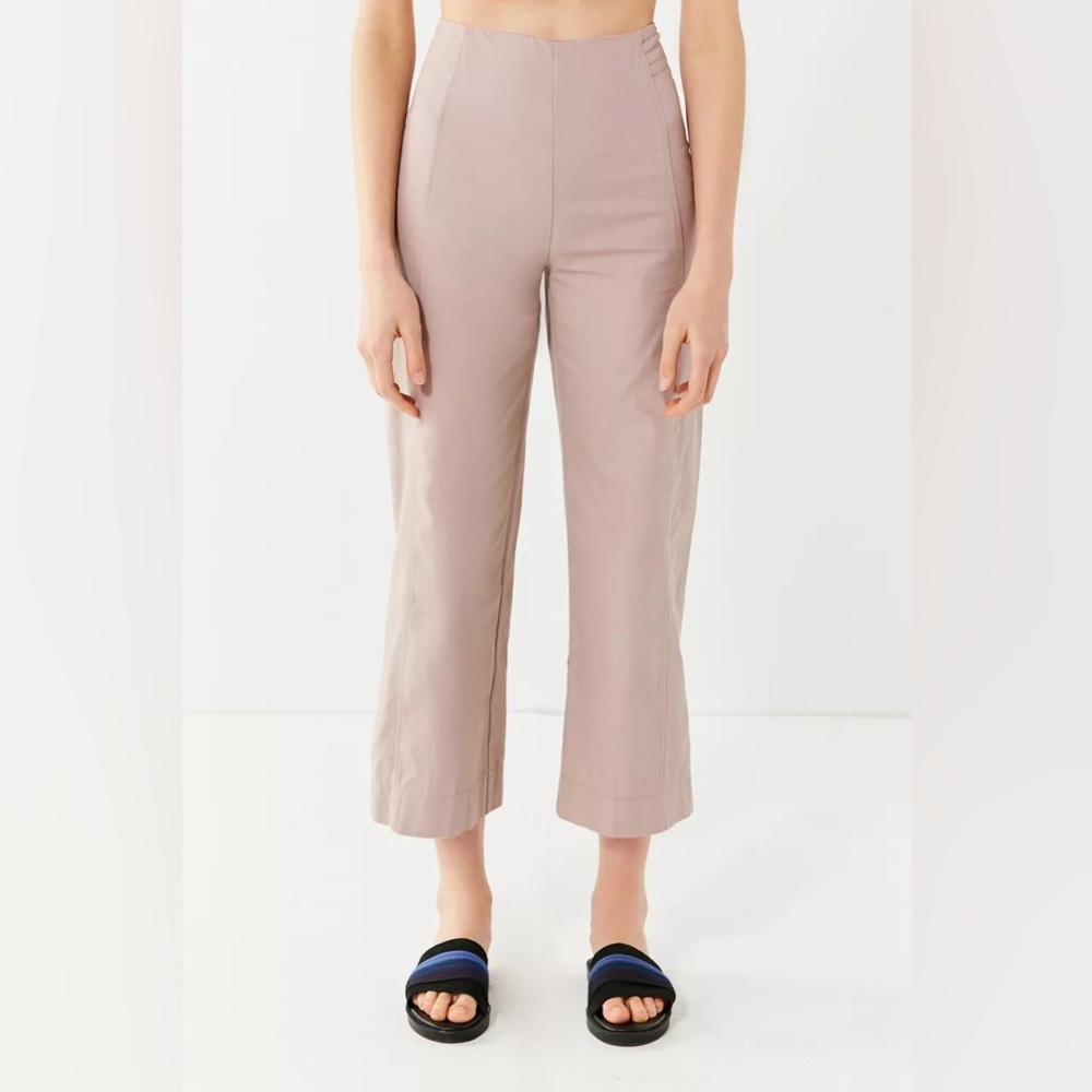 Urban Outfitters Dora High-Rise Wide-Leg Pant Mauve - Picture 3 of 6